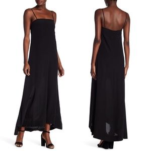Theory Spaghetti Strapped Square Neck Maxi Dress